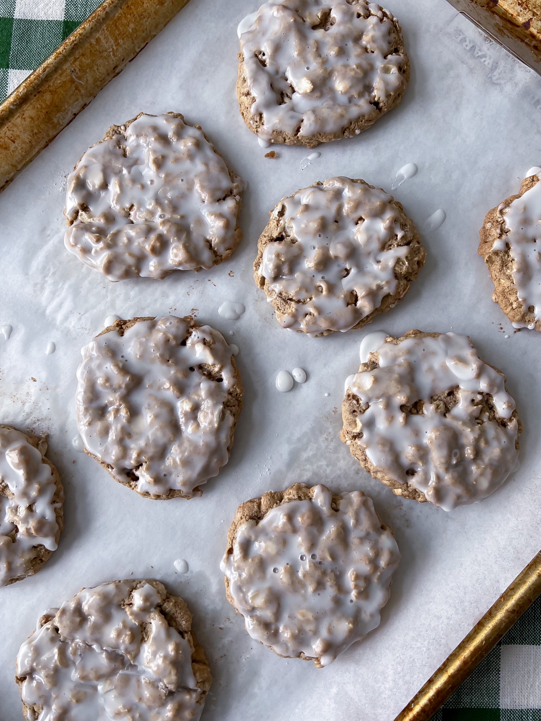 Iced Oatmeal Cookies